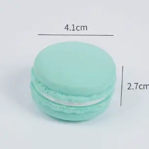 Lake Blue Soft Foam Realistic Macaron Dessert Squeeze Toy