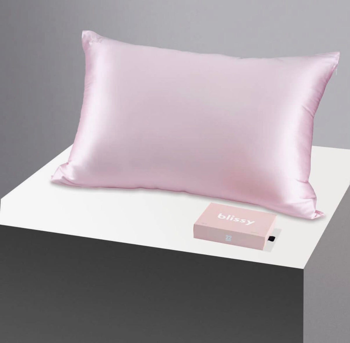King-Sized Blush Silk Pillowcase