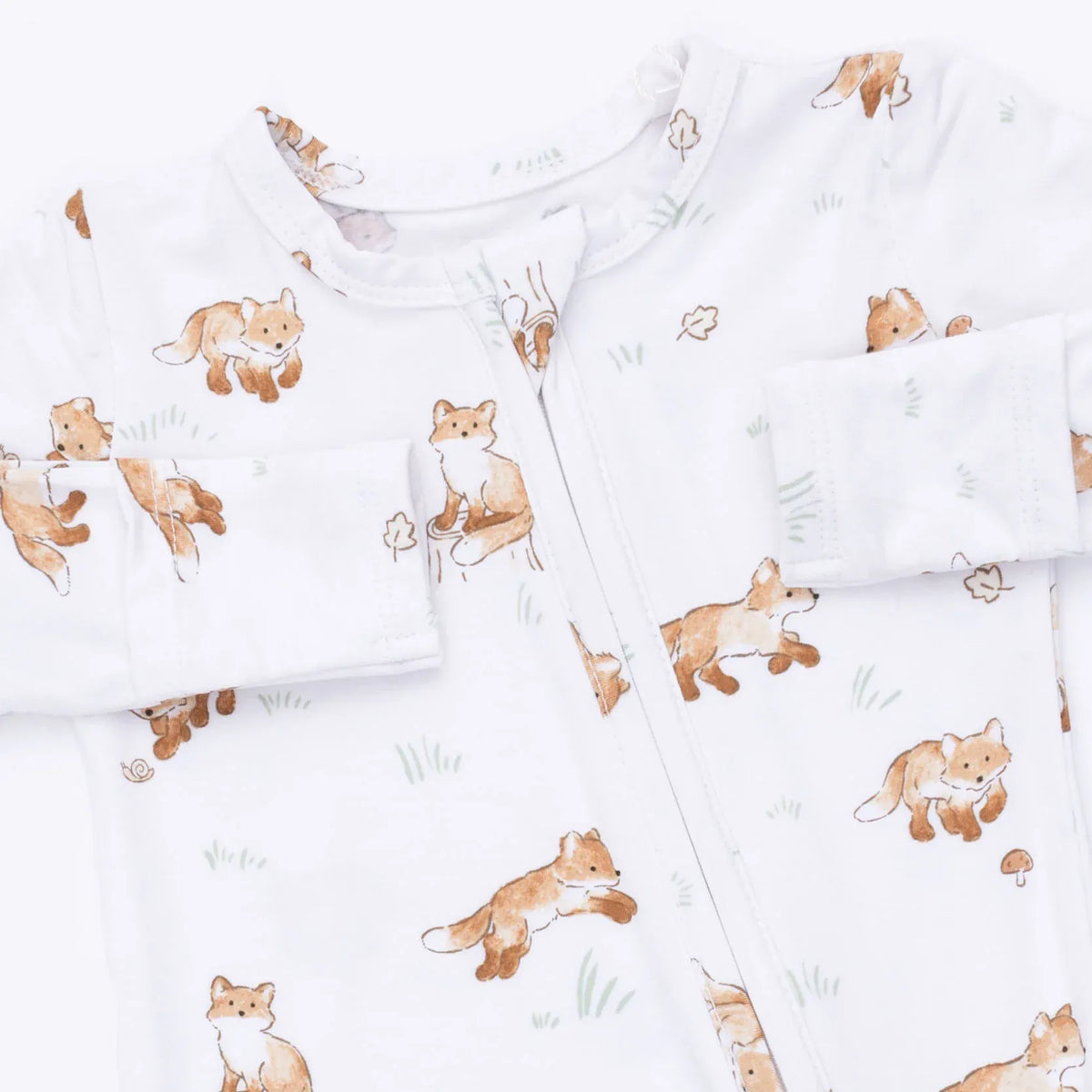 Little Explorer Fox 2 Way Zipper Footie
