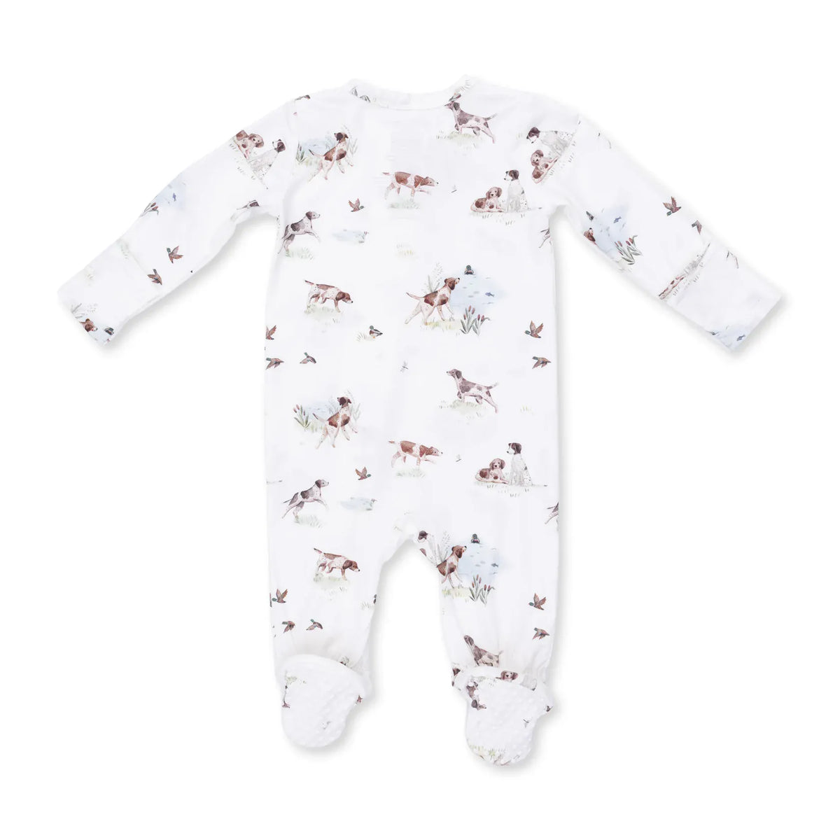 Pointer Pups and Duck Buddies 2 Way Zipper Footie