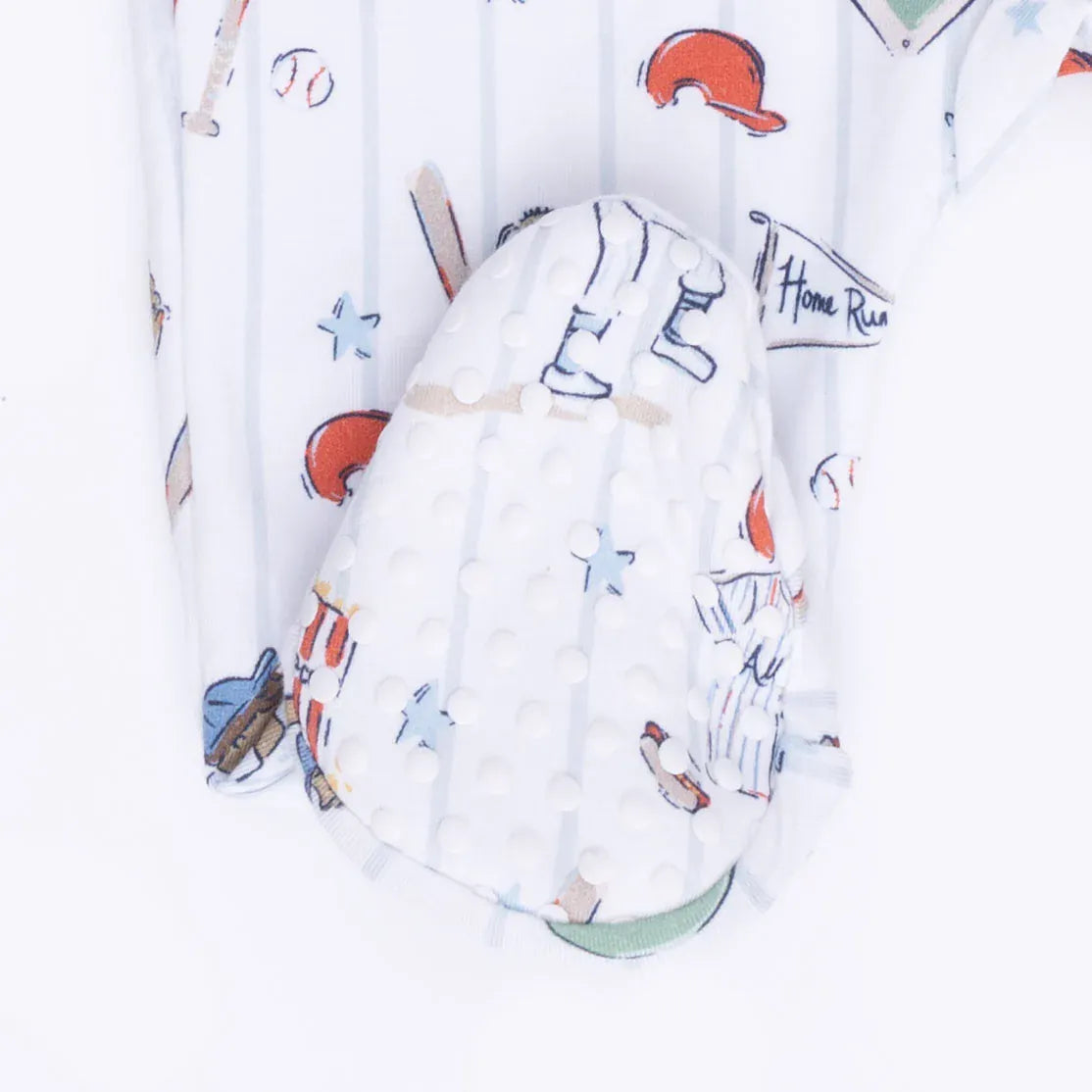 Home Run Baseball 2 Way Zipper Footie