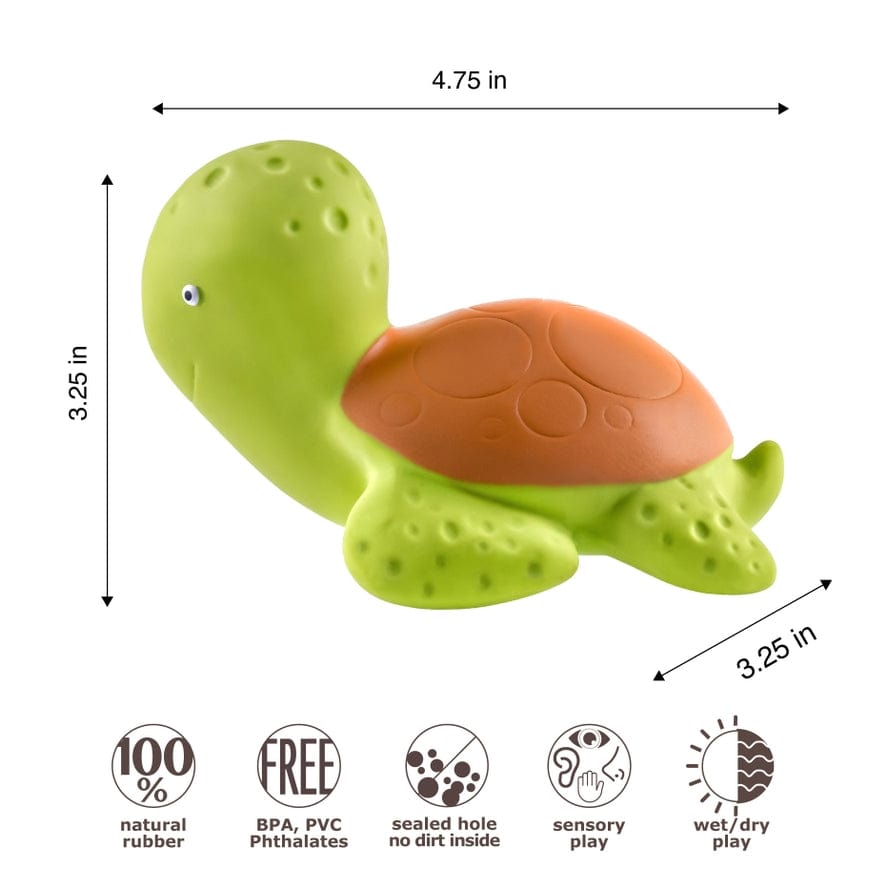 CaaOcho CaaOcho Mele the Sea Turtle Hole Free Bath Toy - Little Miss Muffin Children & Home