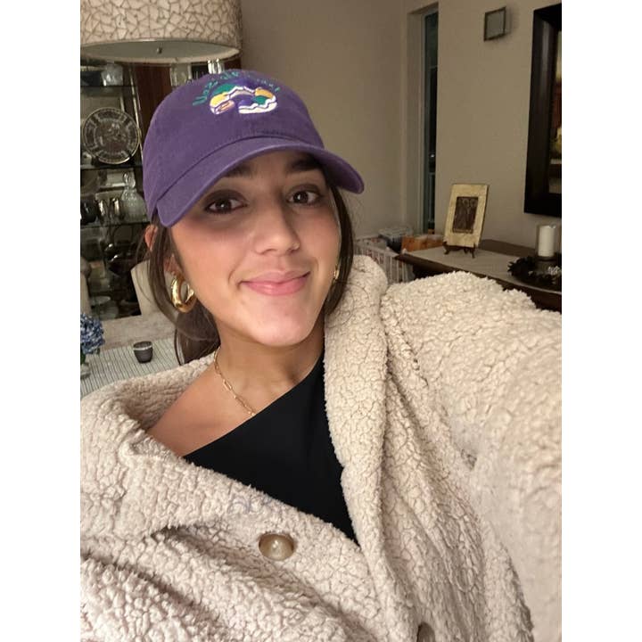 Whereable Art Mardi Gras Treat Yoβ Self King Cake Dad Hat - Little Miss Muffin Children & Home