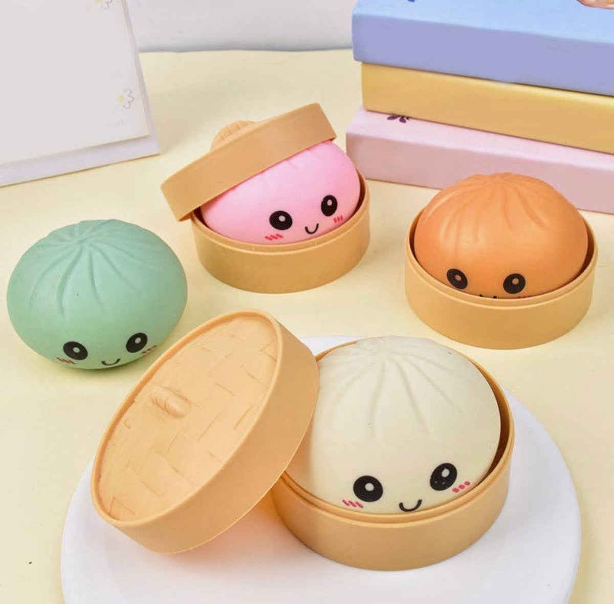 Assorted Mystery Squishy Dumpling Stress Relief Toy