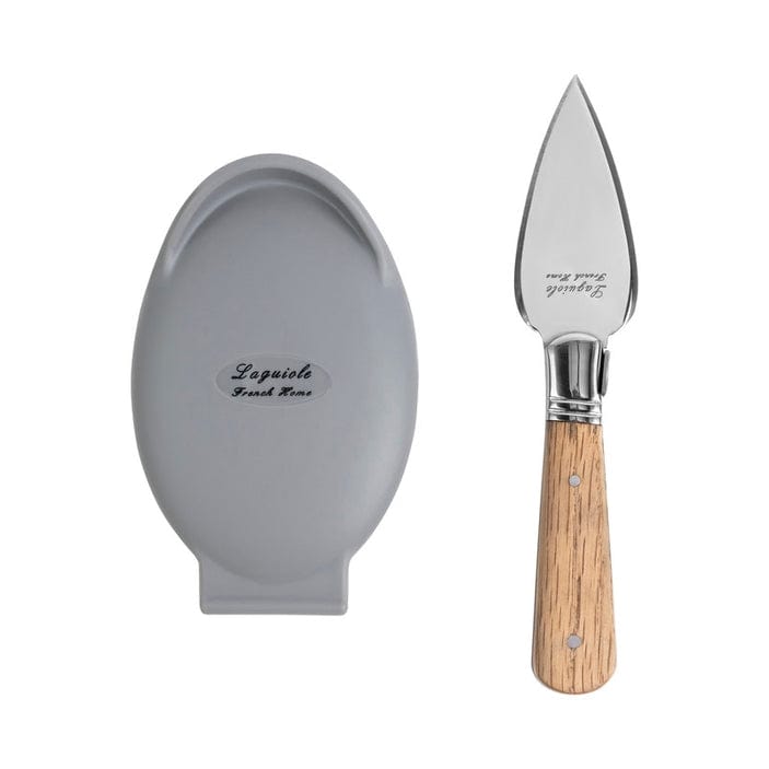 A set consisting of a Laguiole shucking knife