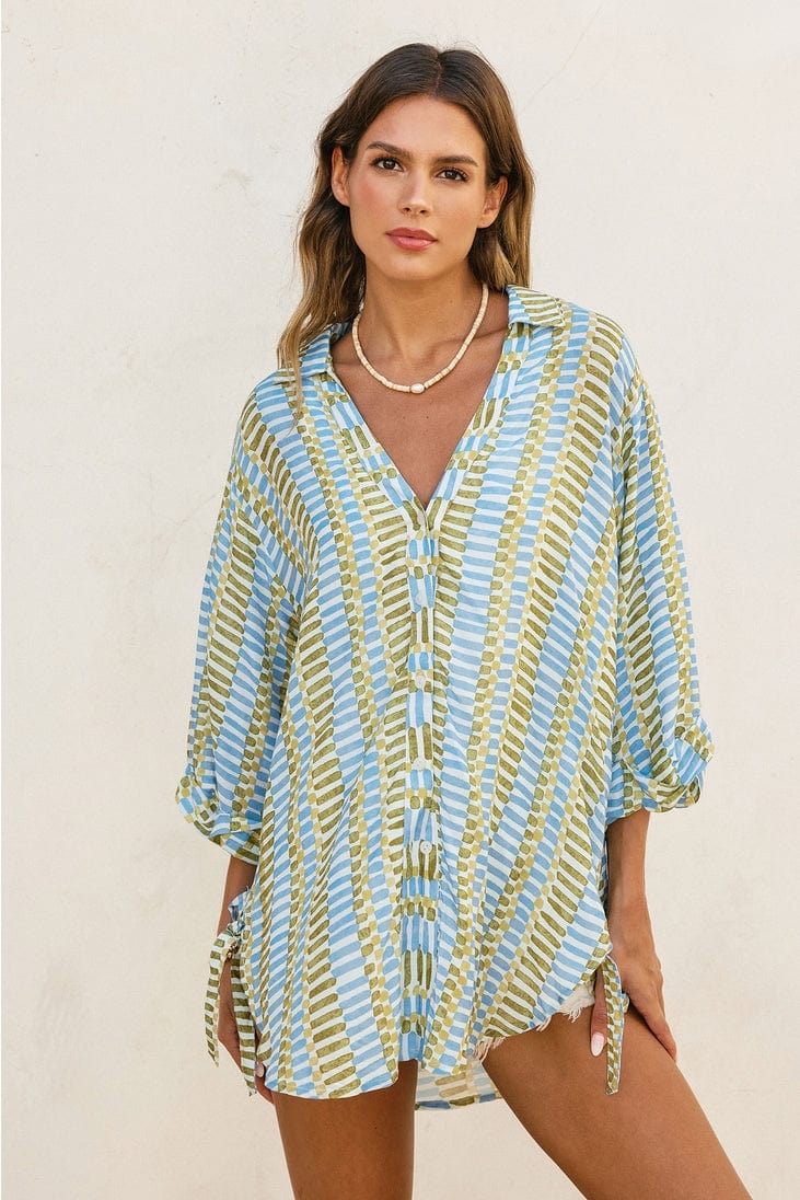 Dress Forum Morning Pages Tie Detail Tunic Shirt - Little Miss Muffin Children & Home