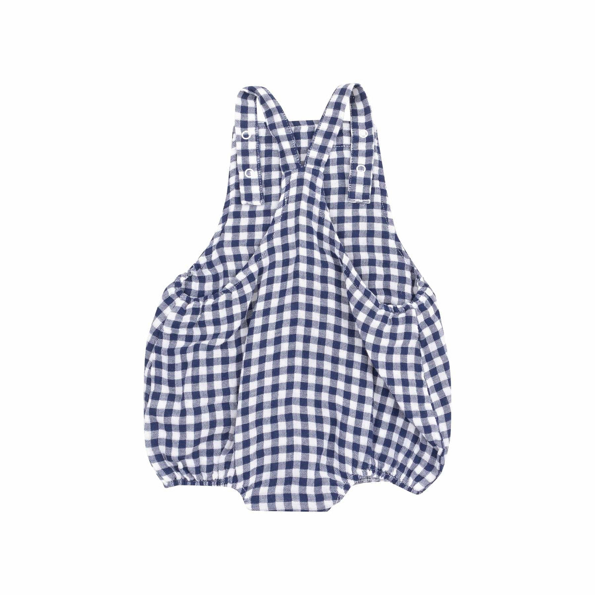 Angel Dear Angel Dear Navy Gingham Pocket Sunsuit - Little Miss Muffin Children & Home