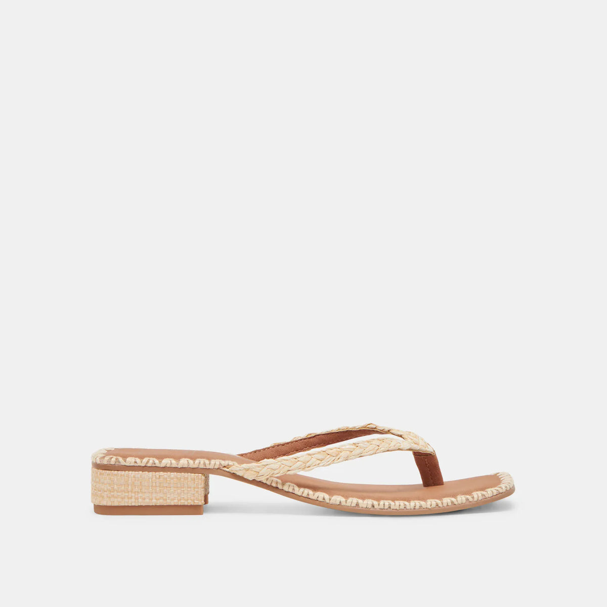 Barty Sandals in Light Natural Raffia