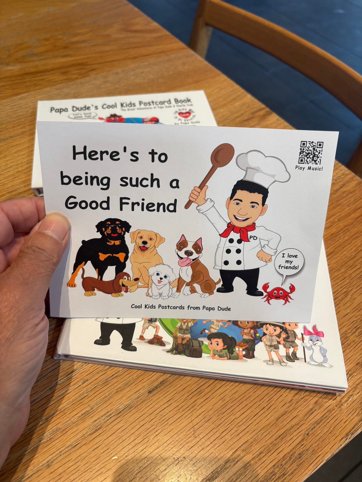 Papa Dude Postcard Book