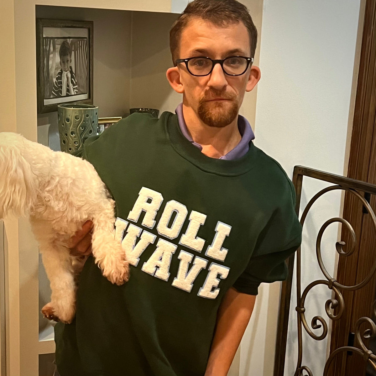 Whereable Art Whereable Art Varsity "ROLL WAVE" Sweatshirt - Little Miss Muffin Children & Home