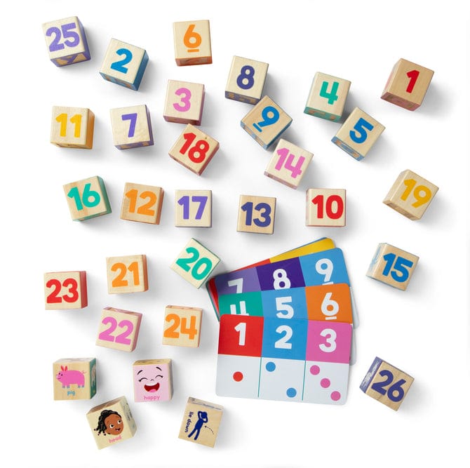 Melissa & Doug Melissa & Doug Ms Rachel Blocks + Activity Cards - Little Miss Muffin Children & Home