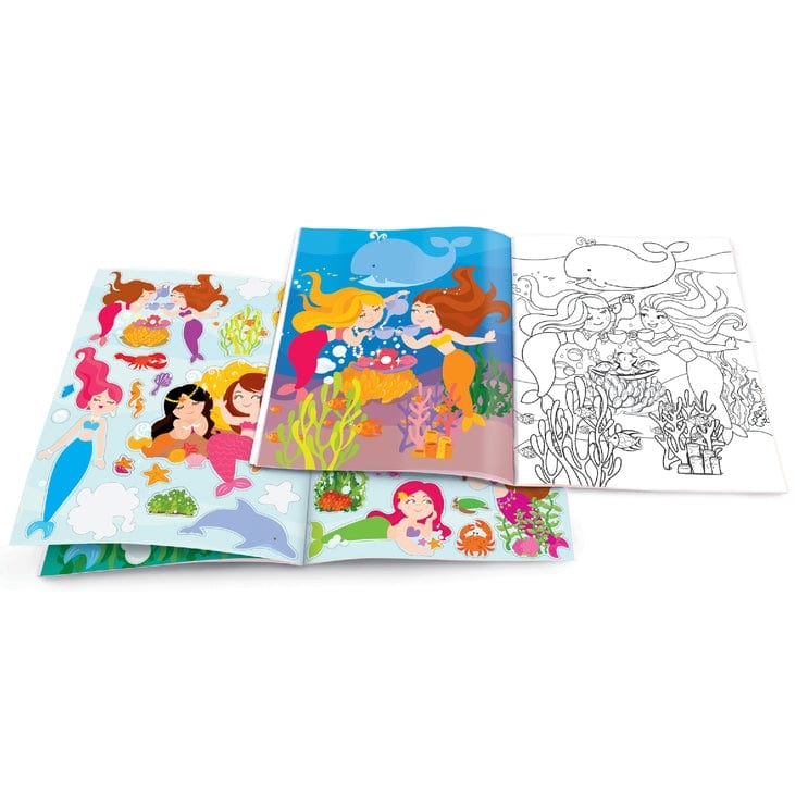 The Piggy Story The Piggy Story Dry Erase Coloring Book Magical Mermaids - Little Miss Muffin Children & Home