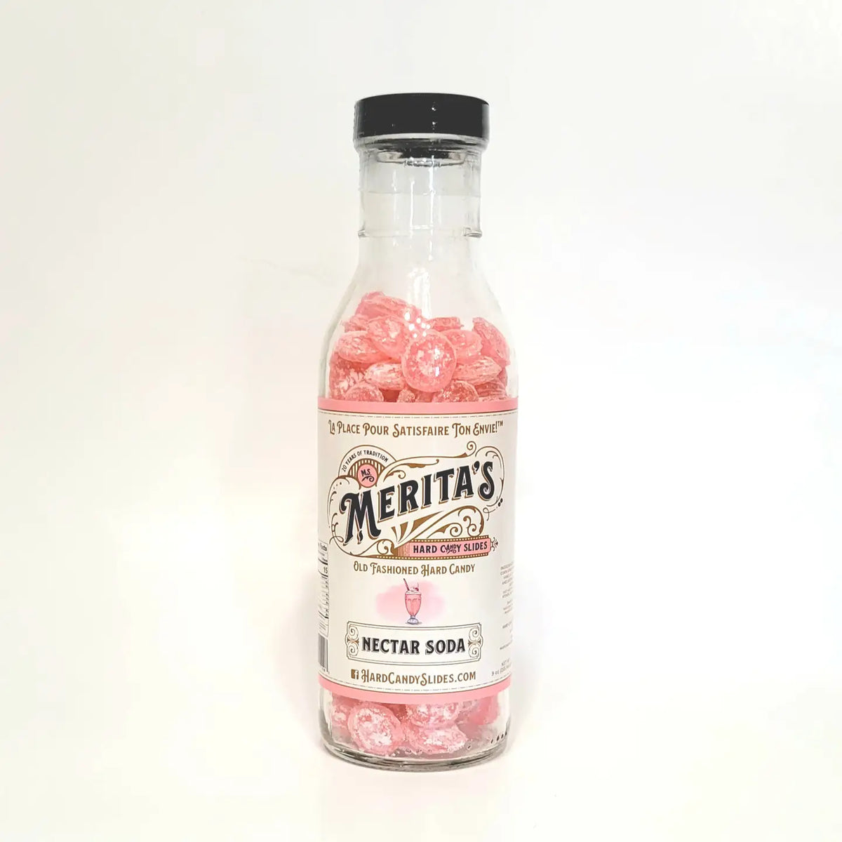 Nectar Soda Hard Candy in a Glass Bottle