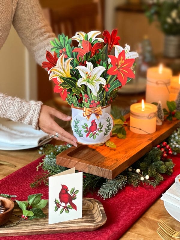 FreshCut Paper FreshCut Paper Winter Joy Pop-Up Holiday Greeting Card - Little Miss Muffin Children & Home