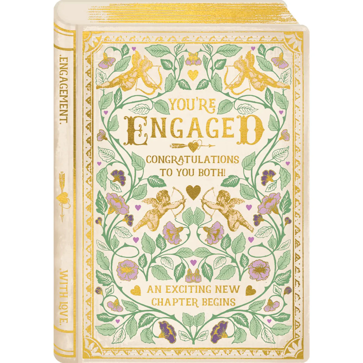 Storybook Engagement Greeting Card Art File