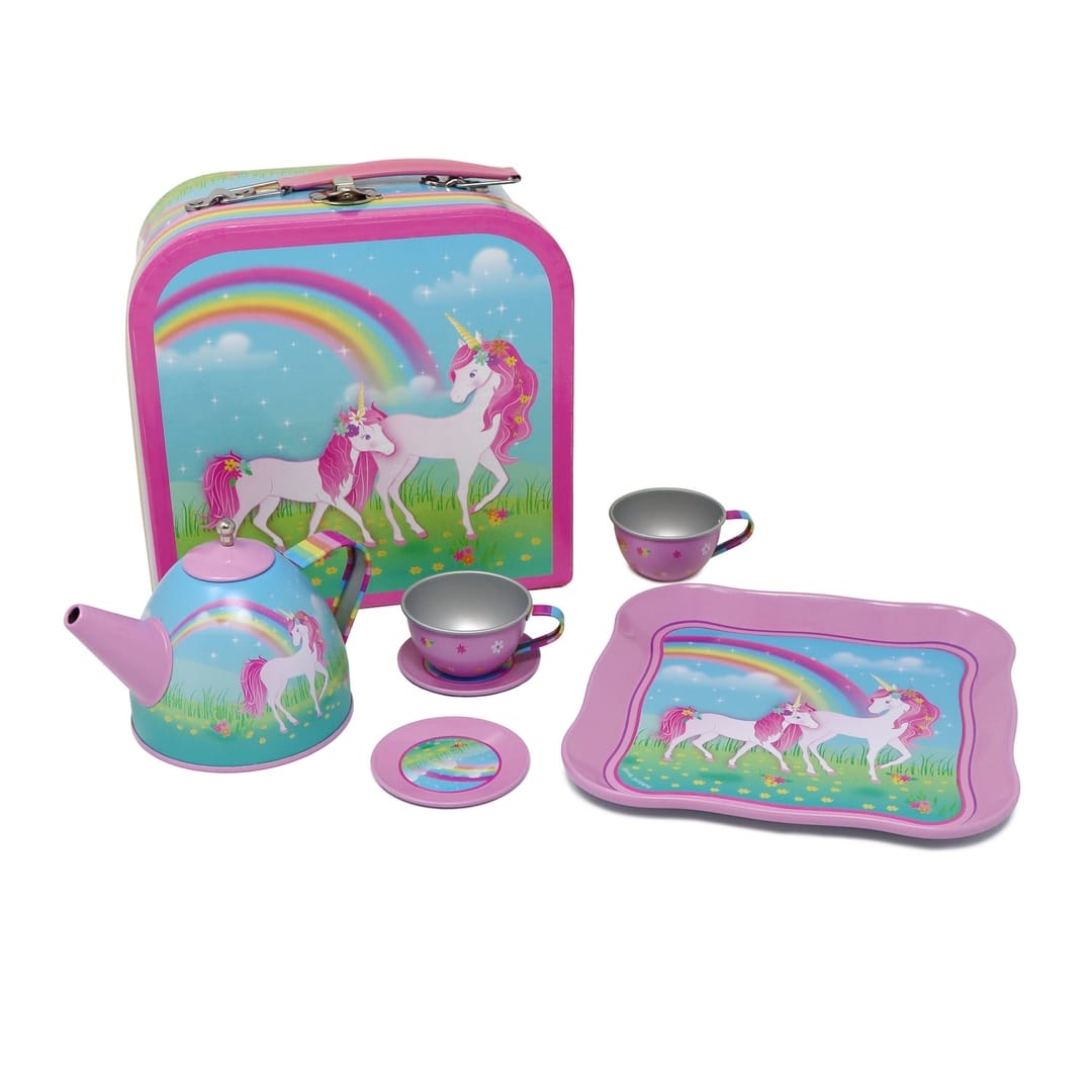 Pink Poppy Stardust Unicorn Tea Set