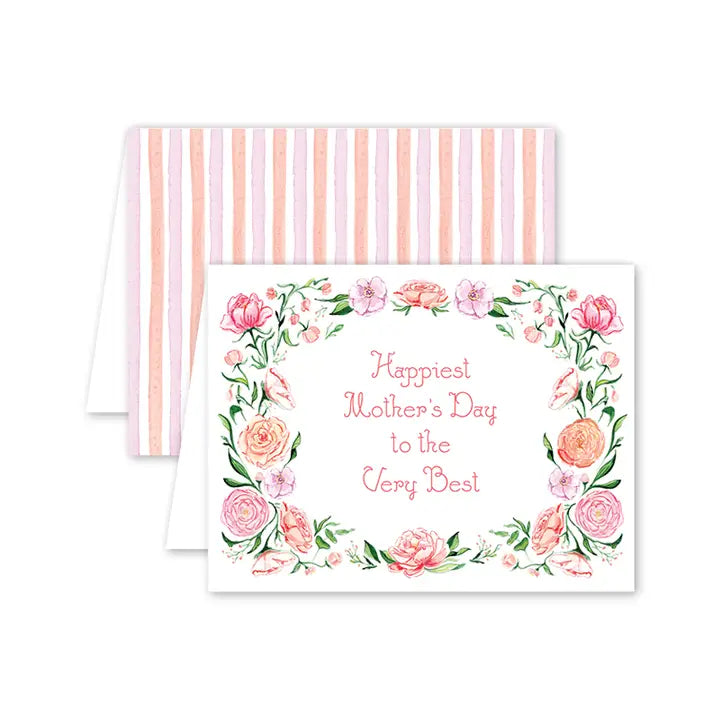 Peony Garden Mother’s Day Card, Single Card