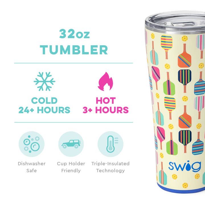 Swig Life Swig Life Pickleball Tumbler (32oz) - Little Miss Muffin Children & Home