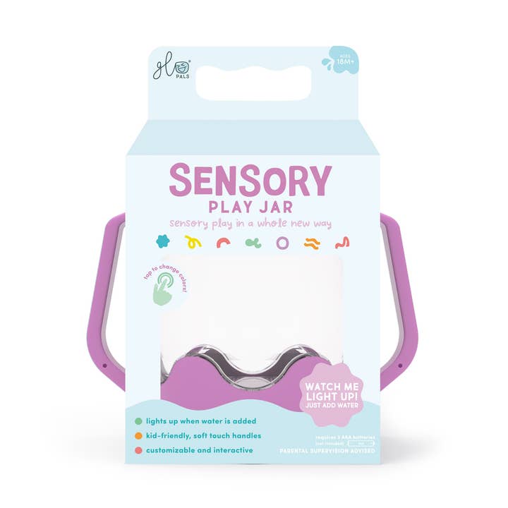 Glo Pals Purple Sensory Play Jar - Little Miss Muffin Children & Home