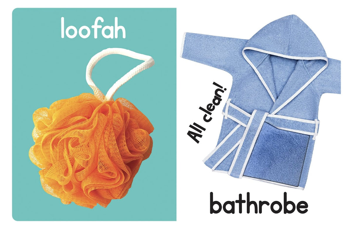 Little Hippo Books Splish! Splash! Bath Time -Touch and Feel Sensory Board Book - Little Miss Muffin Children & Home