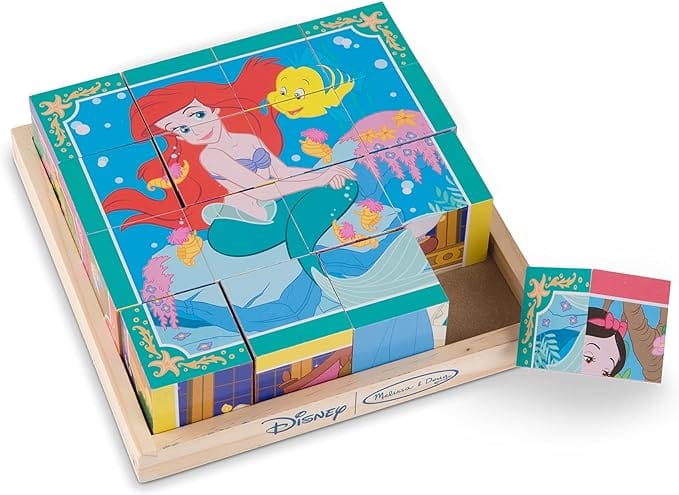 Melissa & Doug Melissa & Doug Disney Princesses Cube Puzzle - Little Miss Muffin Children & Home