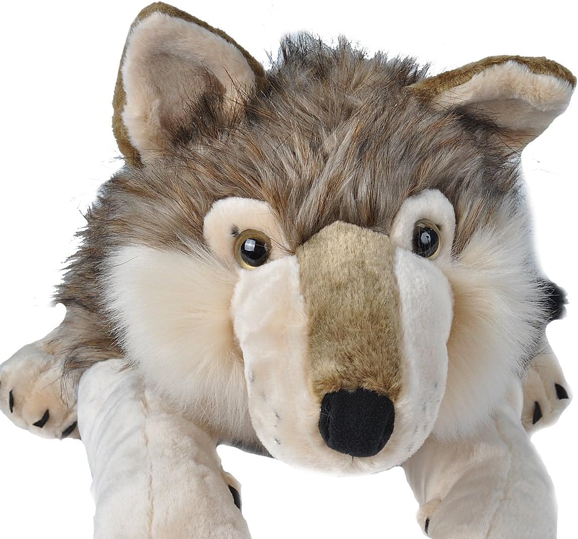 Wild Republic Cuddlekins Jumbo Wolf - Little Miss Muffin Children & Home