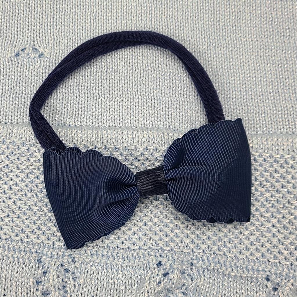 Bows Arts Bows Arts Scallop Bow Baby Headband - Little Miss Muffin Children & Home