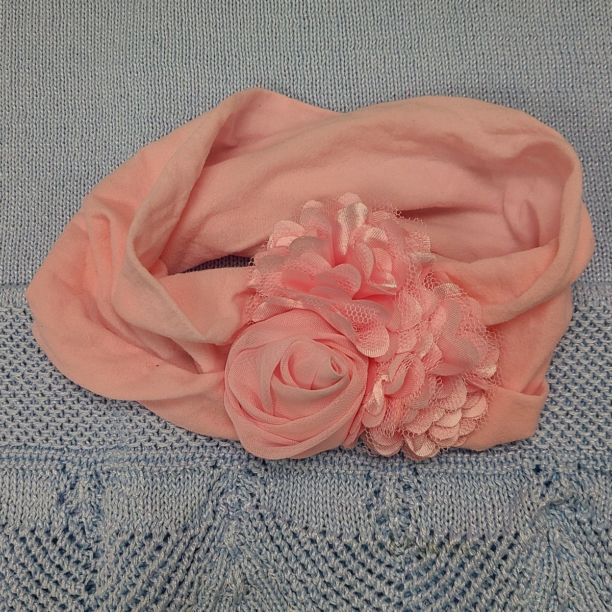 Bows Arts Bows Arts Floral Rosette Baby Headband - Little Miss Muffin Children & Home
