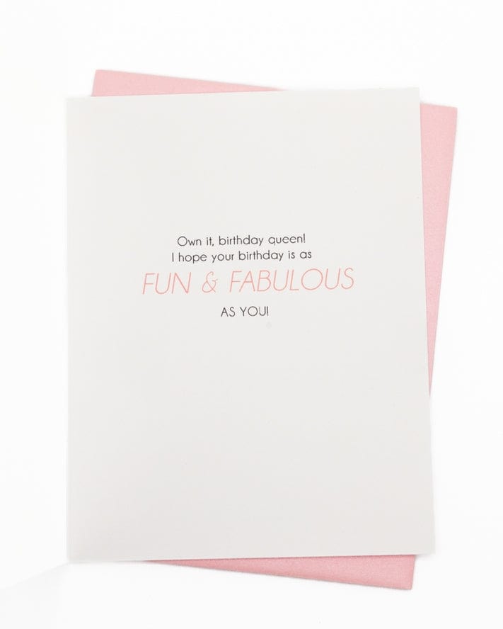 Lavender Vines 'Flamingo Fête' Birthday Greeting Card - Little Miss Muffin Children & Home