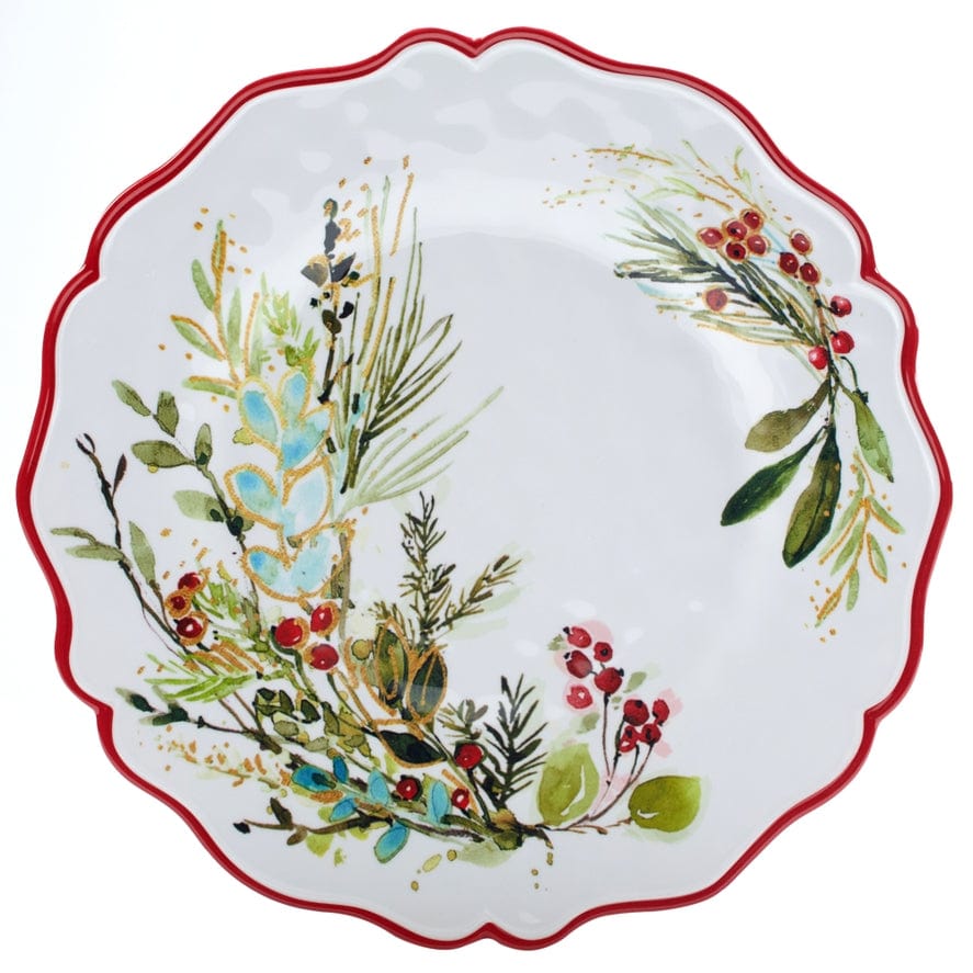 Certified International Certified International "Christmas Gatherings" Melamine 14" Round Platter - Little Miss Muffin Children & Home