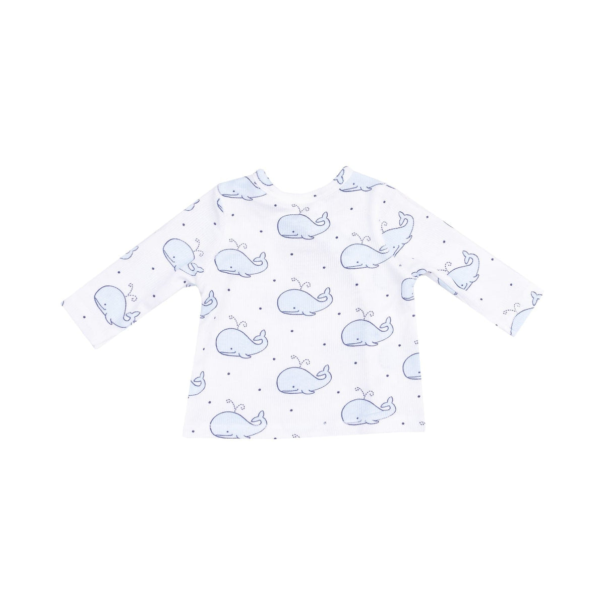 Angel Dear Angel Dear Bubbly Whale Blue Take Me Home Set With Roll Over Cuff Pant - Little Miss Muffin Children & Home