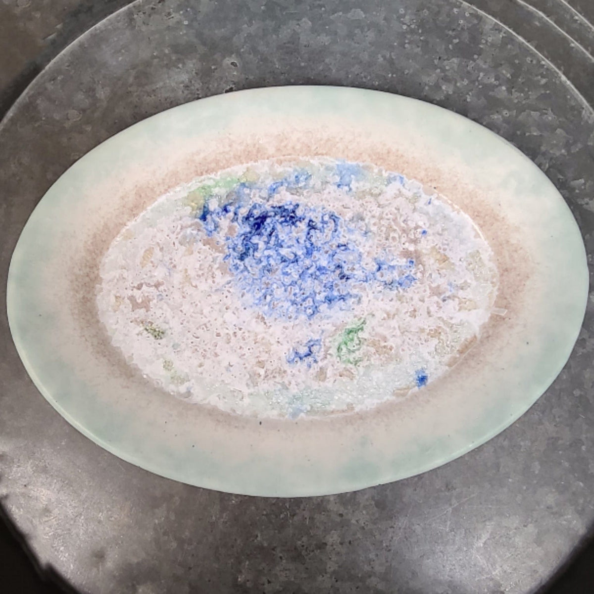 Satterfield Pottery LLC Satterfield Pottery XL Oval Steak Platter - Little Miss Muffin Children & Home