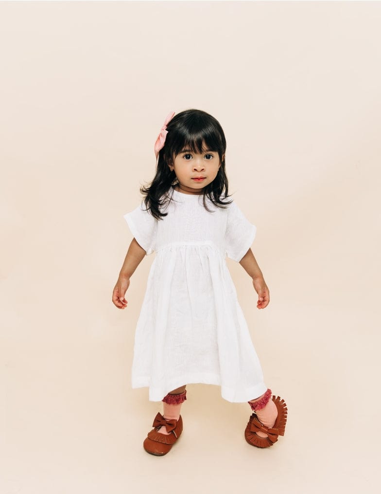 Vikolino Vikolino Linen Girl Dress - Little Miss Muffin Children & Home