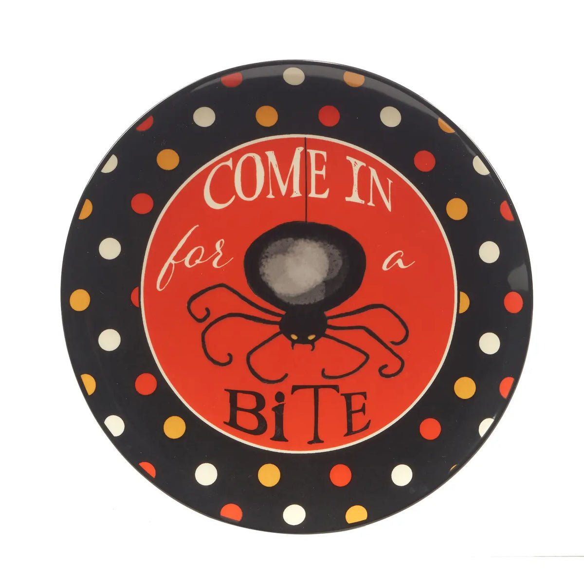 Spooky Halloween 8.5" Dessert Plate, 4 Available Styles