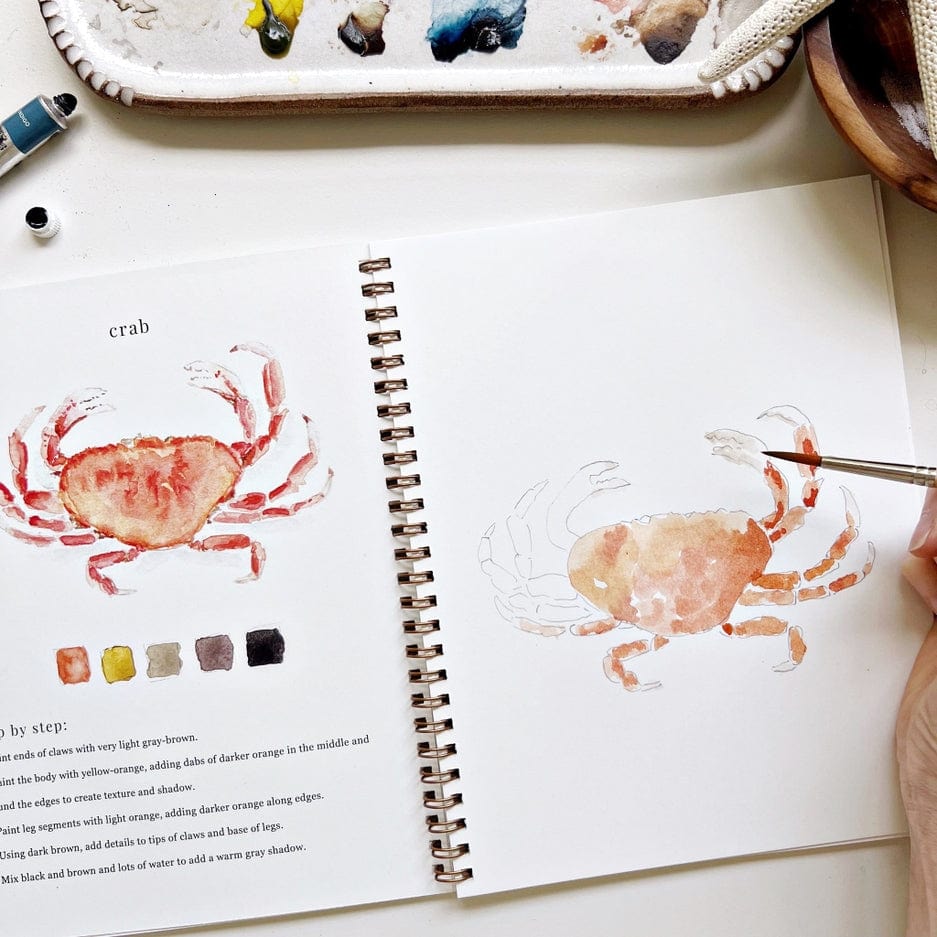 Emily Lex Studio Emily Lex Studio Seaside Watercolor Workbook - Little Miss Muffin Children & Home