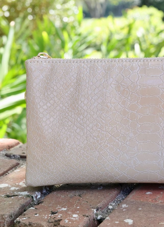 Caroline Hill Caroline Hill Liz Custom Collection Crossbody Bag - Embossed Vegan Snake - Little Miss Muffin Children & Home