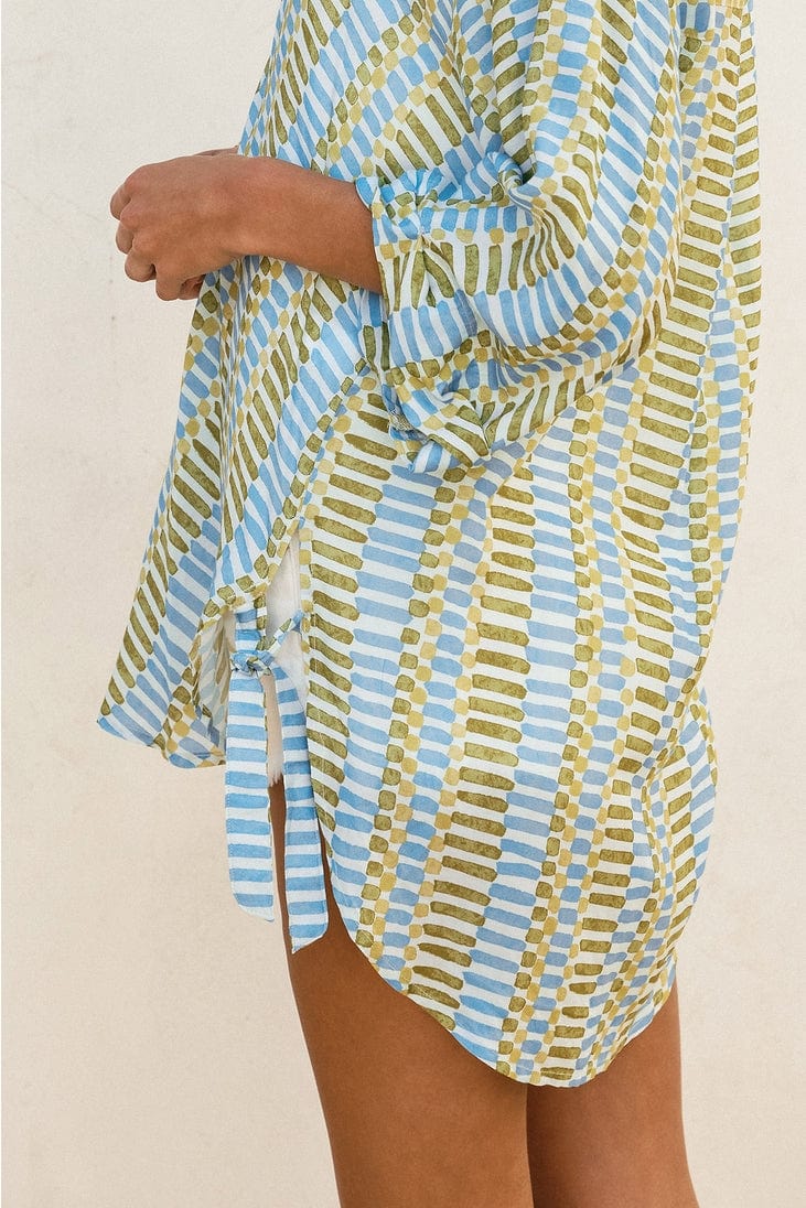 Dress Forum Morning Pages Tie Detail Tunic Shirt - Little Miss Muffin Children & Home