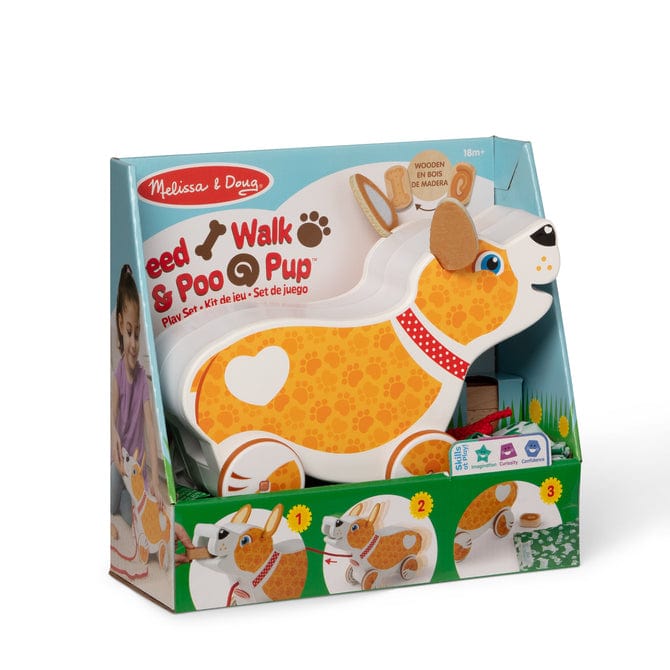 Melissa & Doug Feed, Walk & Poo Pup - Little Miss Muffin Children & Home