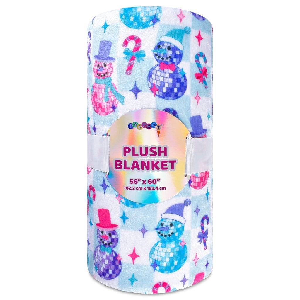 iScream iScream Disco Snowman Plush Blanket - Little Miss Muffin Children & Home