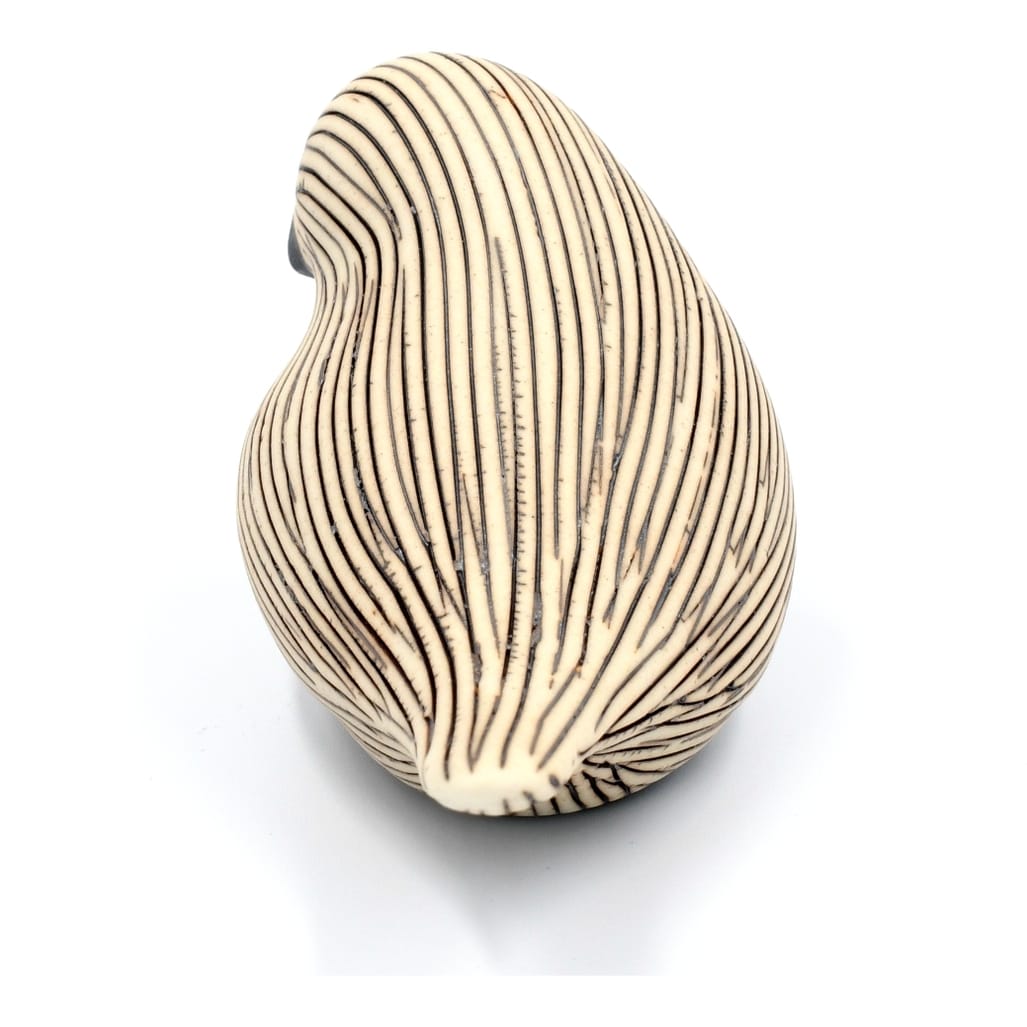 Mini Bird-Brown Porcelain Ceramic Sculpture Ornament