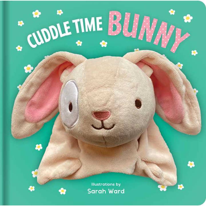 Simon & Schuster Cuddle Time Bunny: Hand Puppet Board Book - Little Miss Muffin Children & Home
