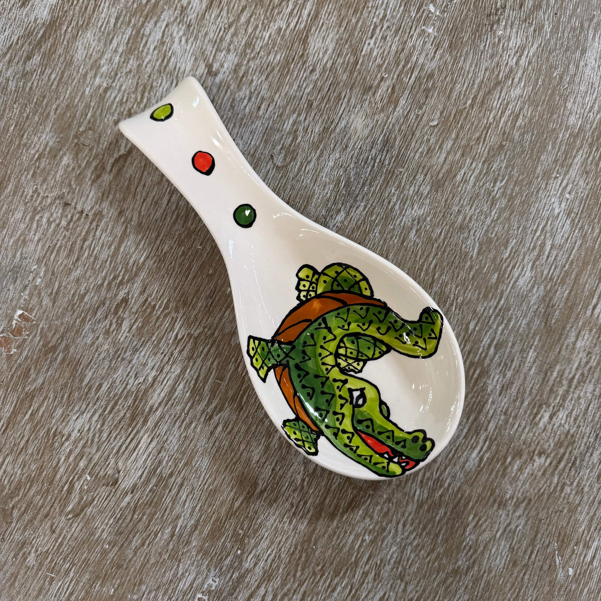 Jan Salzer Art Alligator Spoon Rest - Little Miss Muffin Children & Home