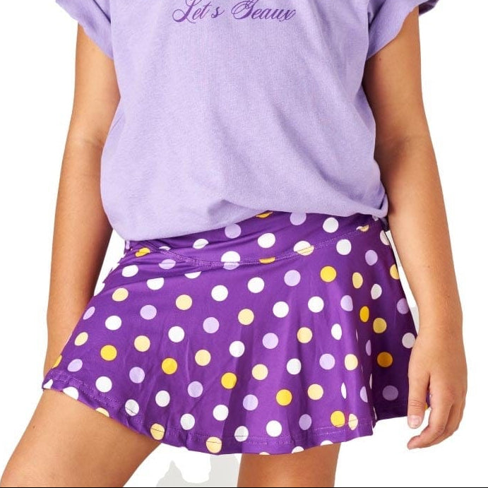 LSU Dot Sophia Skort