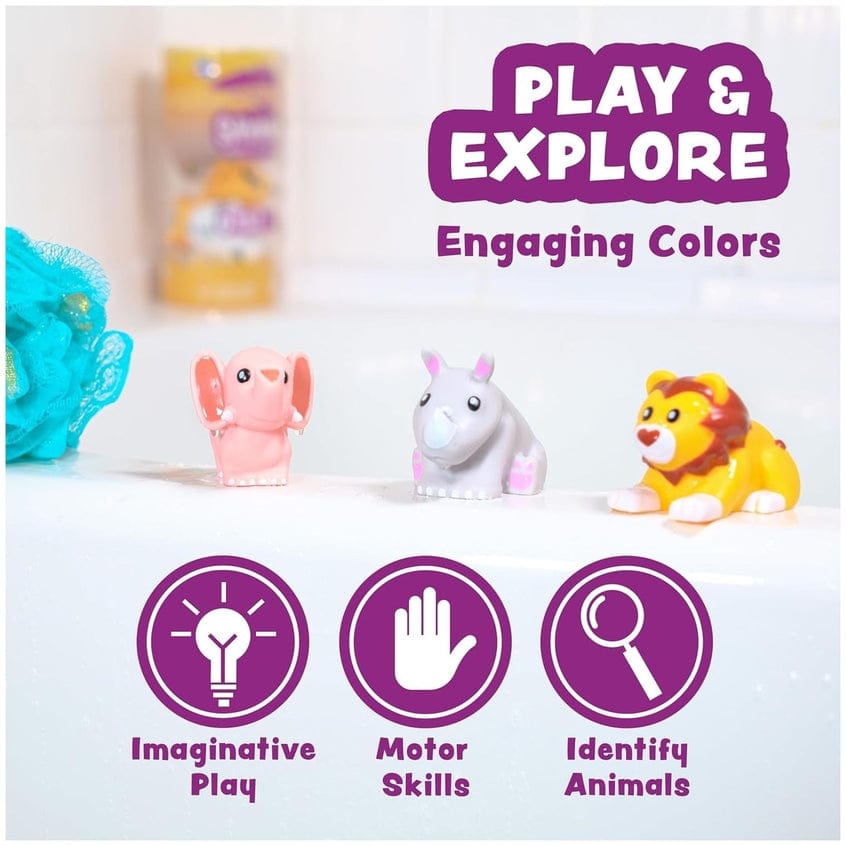 Tub Works Savanna™ Mold Free Bath Toys, 6 Pack - Little Miss Muffin Children & Home