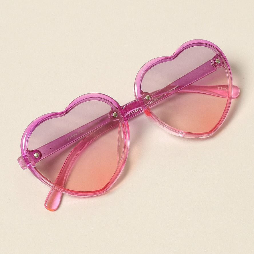 Fashion City Fashion City Kid's Heart Shaped Gradient Sunglasses - Little Miss Muffin Children & Home