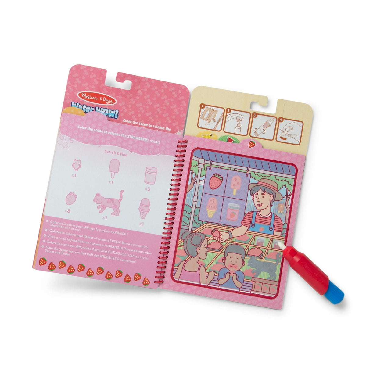 Melissa & Doug Melissa & Doug Water WOW! Fruit Scented Pad - Little Miss Muffin Children & Home