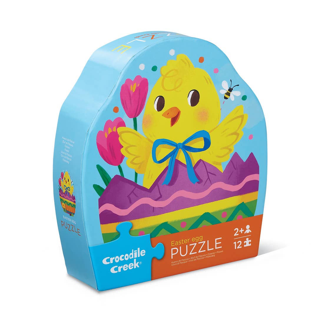 Easter Egg 12-Piece Shaped Box Puzzle