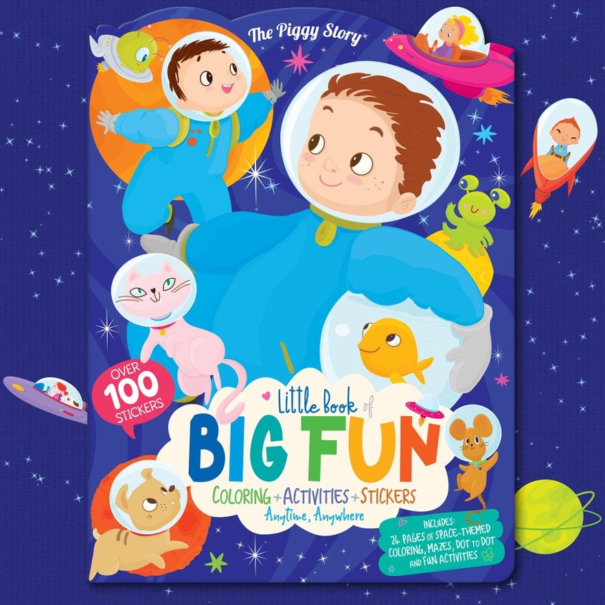 The Piggy Story The Piggy Story Little Book of Big Fun Activity Book Space Adventure - Little Miss Muffin Children & Home