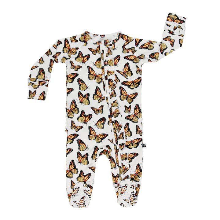 Sweet Bamboo The Great Migration Ruffle Footie - Little Miss Muffin Children & Home