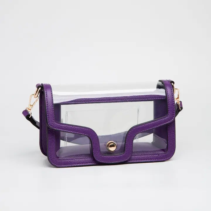 Nina Clear Gameday Shoulder Bag, 6 colors Available